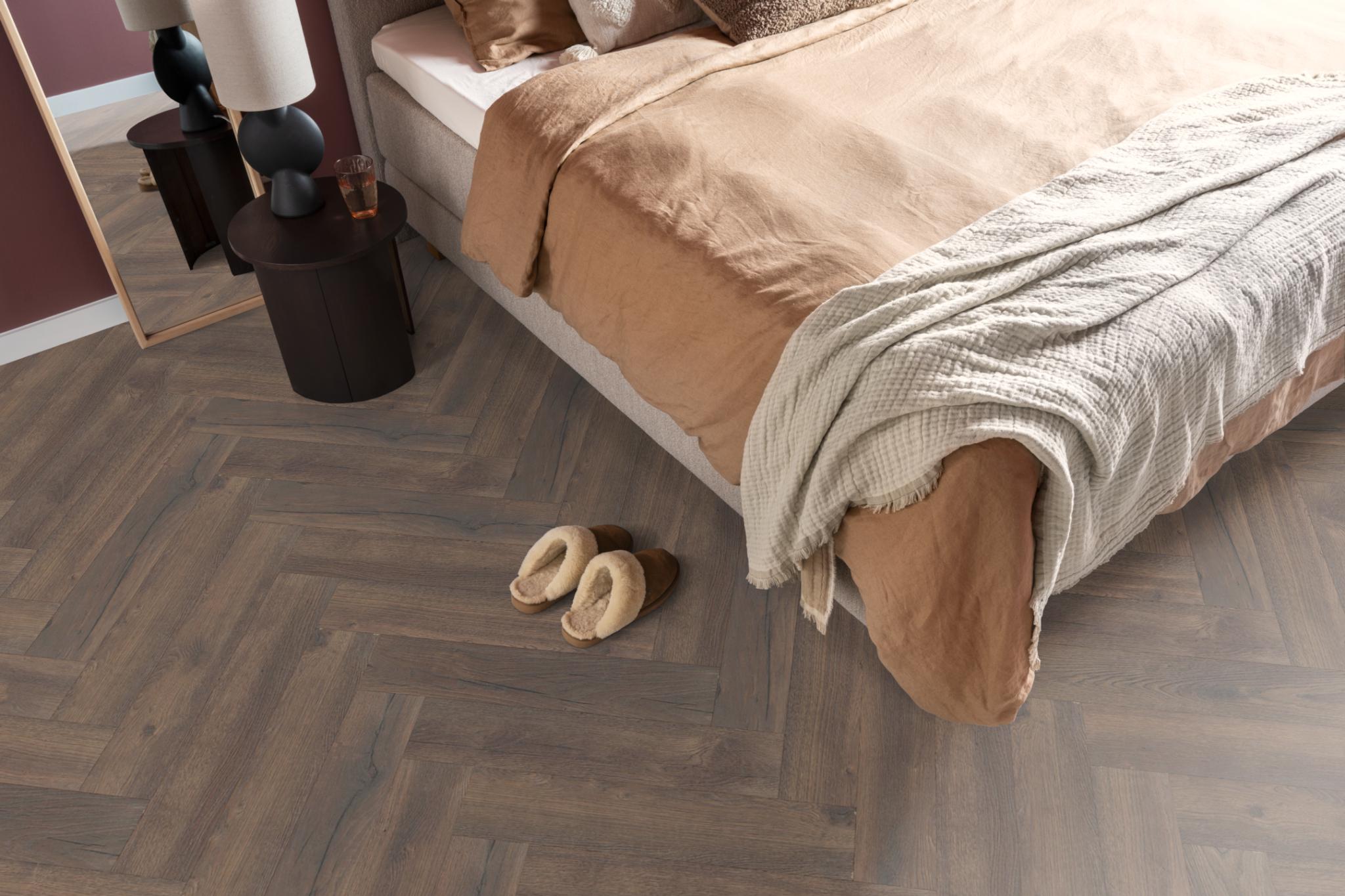 Laminaat Ambiant Marquant eiken donker gerookt visgraat - Afbeelding 15