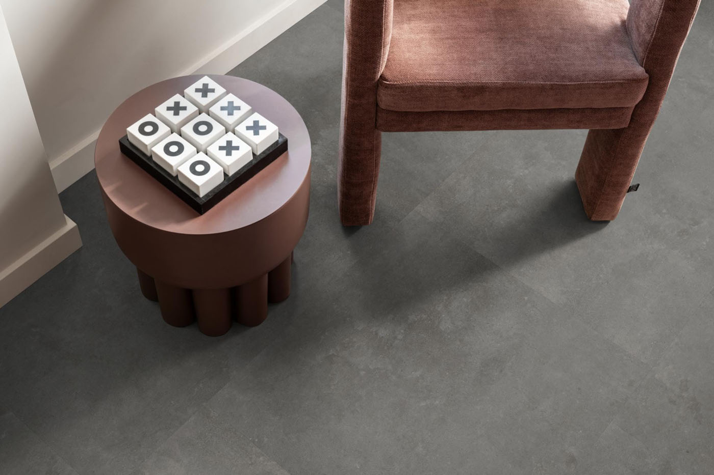 Ambiant pvc plak tegel/betonlook Ceramo grey - Afbeelding 8