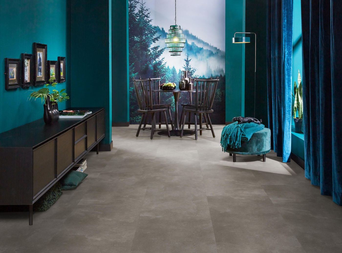 Gigafloor plak pvc tegel/betonlook Ealing warm grey - Afbeelding 9