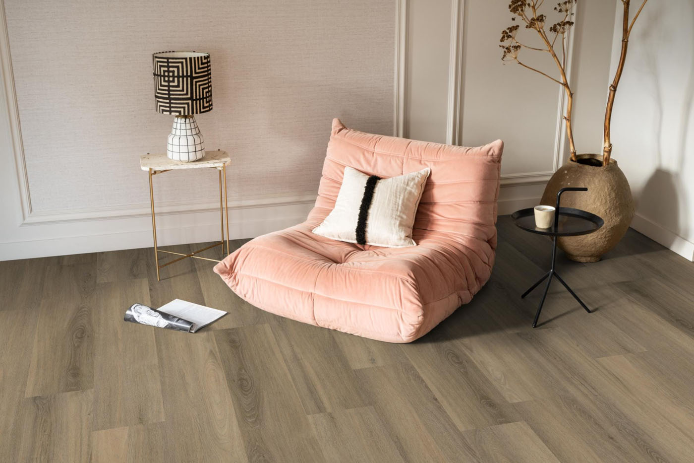 Ambiant pvc klik plank Avanto Smoky 10db geintegreerde ondervloer - Afbeelding 6