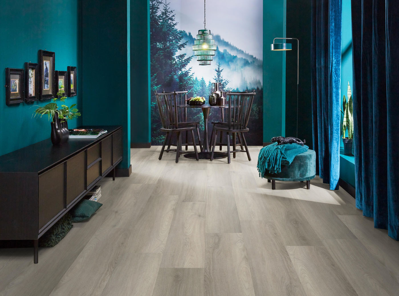 Gigafloor pvc klik plank Paddington Light grey 10db geintegreerde ondervloer - Afbeelding 9