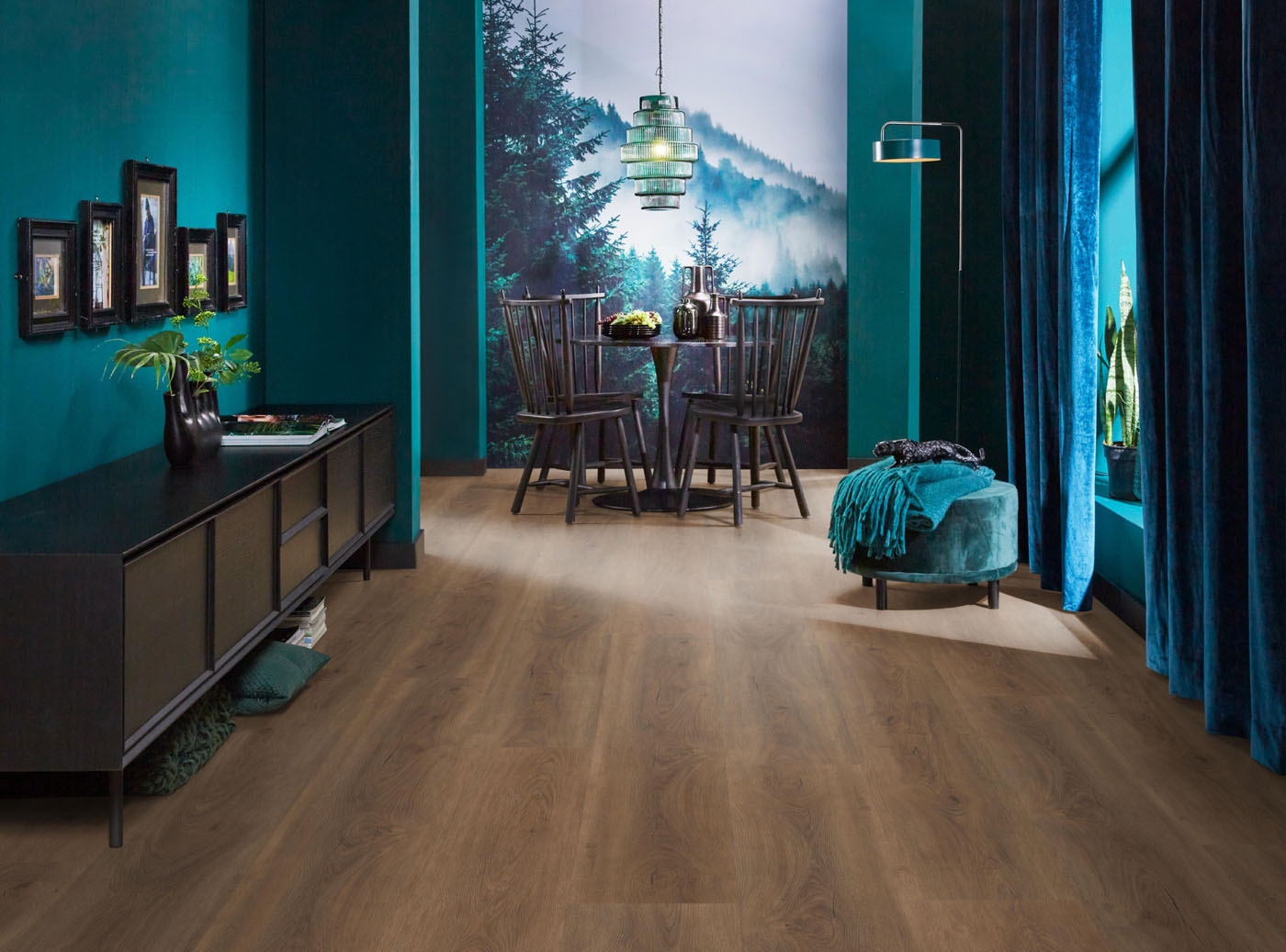 Gigafloor pvc klik plank Parramatta Warm Brown 10db geintegreerde ondervloer - Afbeelding 9