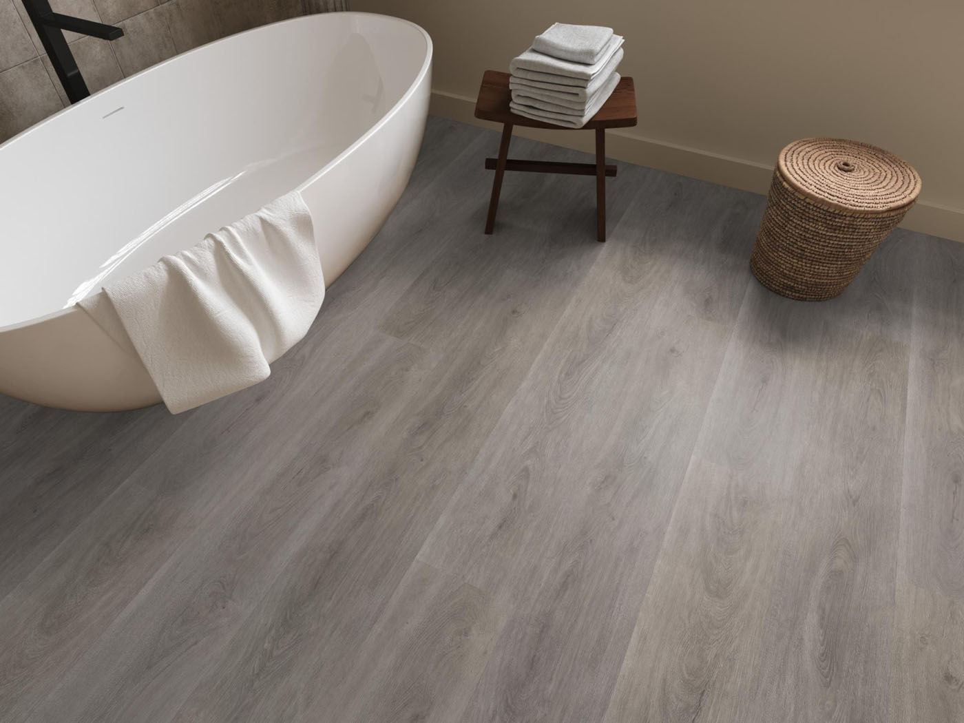 Ambiant pvc klik plank Robusto Grey oak 10db geintegreerde ondervloer - Afbeelding 5