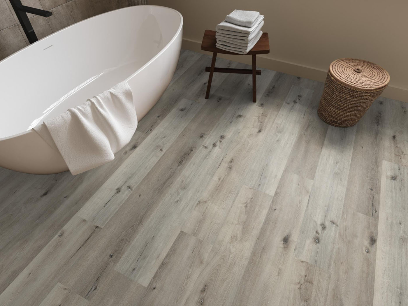 Ambiant pvc klik plank Essenzo smoky 10db geintegreerde ondervloer - Afbeelding 5