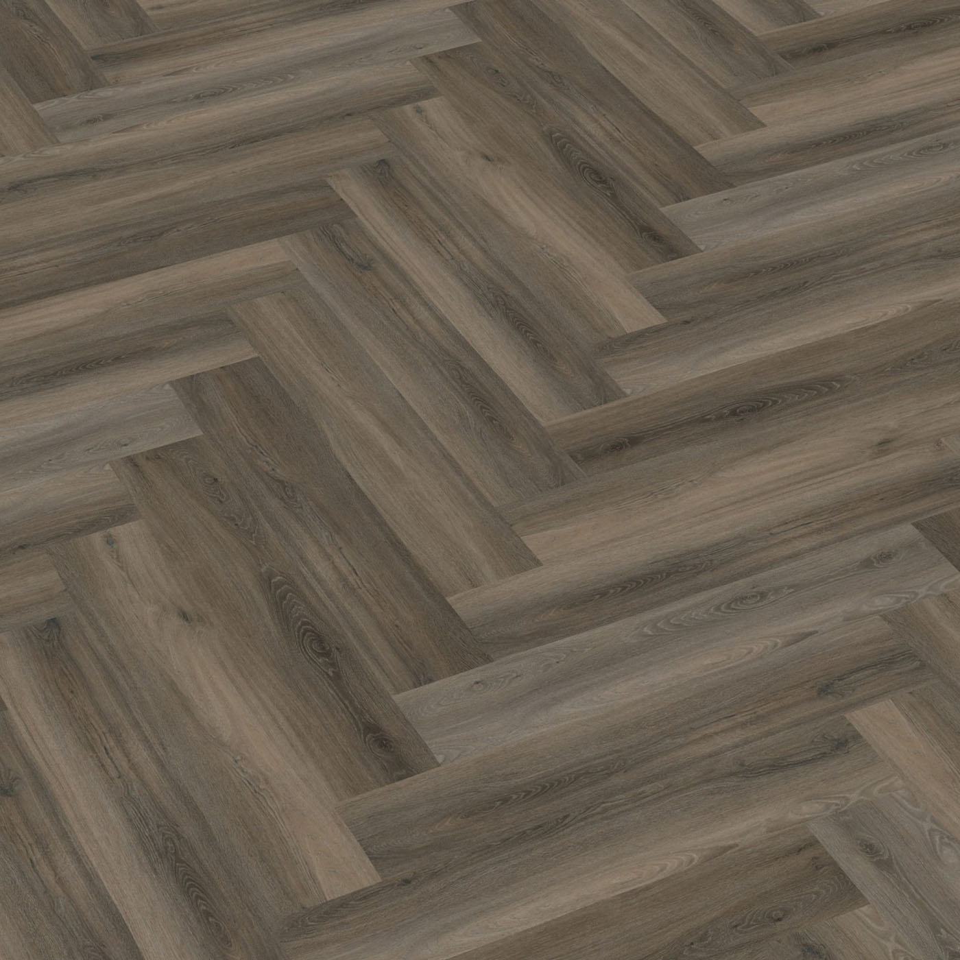 Gigafloor pvc visgraat klik YUP Dark grey 10db geïntegreerde ondervloer - Afbeelding 3