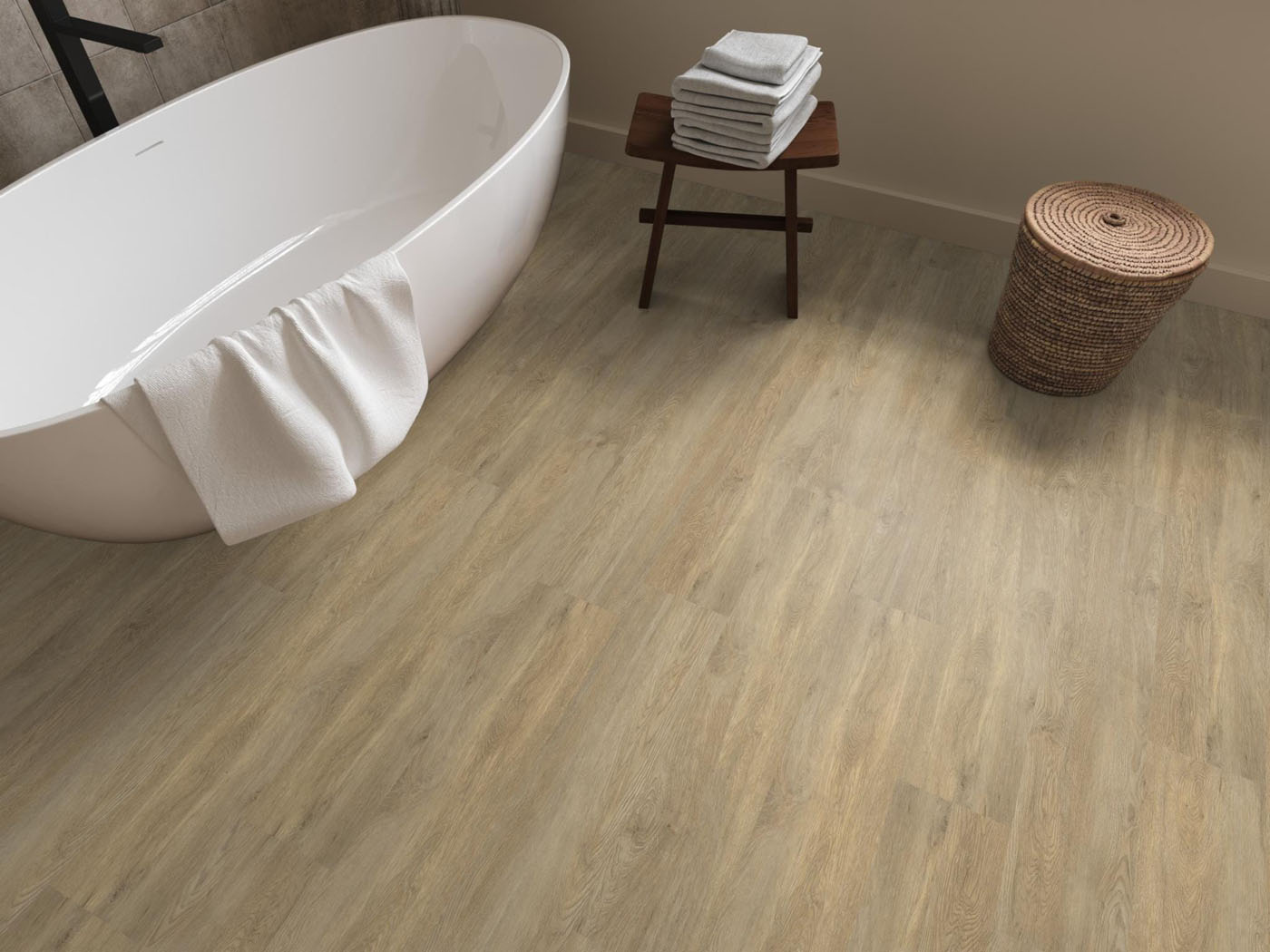 Ambiant pvc klik plank Supremo naturel 10db geintegreerde ondervloer - Afbeelding 5