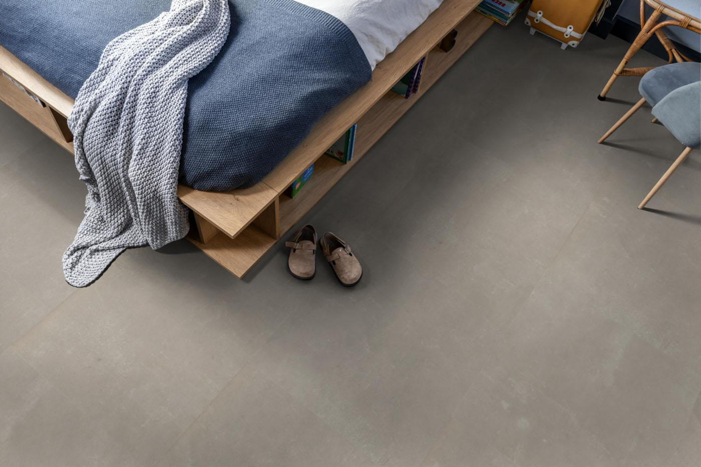 Gigafloor pvc klik betonlook/tegel Westminster beige 10db geintegreerde ondervloer - Afbeelding 8
