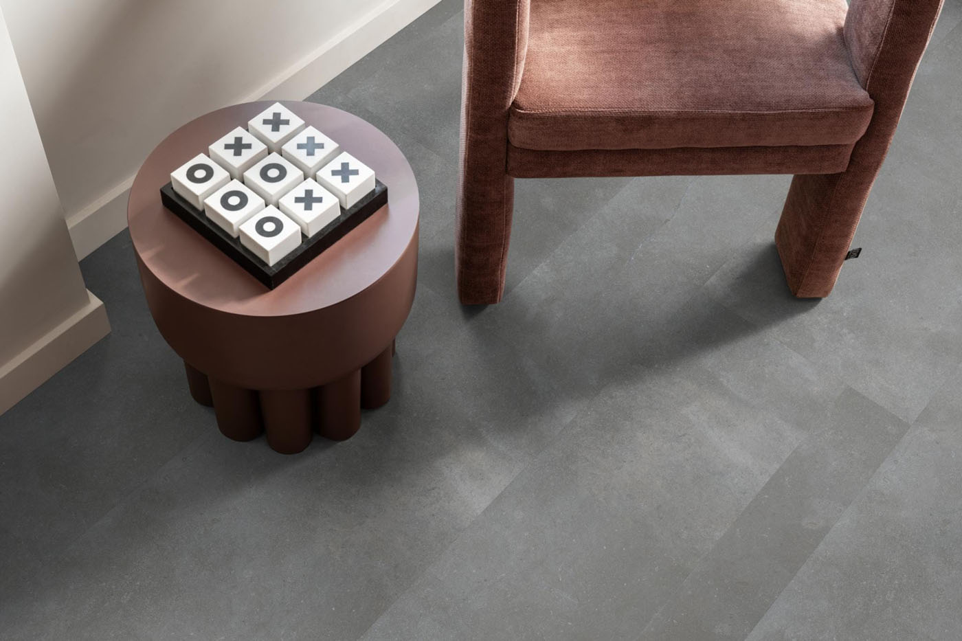 Ambiant pvc klik betonlook/tegel piazzo grey 10db geintegreerde ondervloer - Afbeelding 7