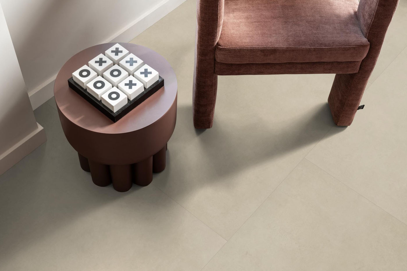 VTWONEN pvc plak tegel/betonlook Basic XL natural - Afbeelding 7