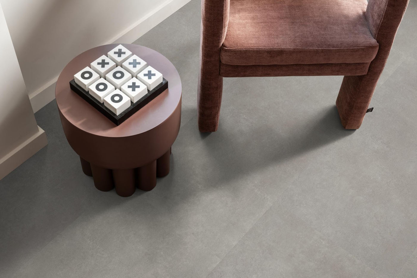 VTWONEN pvc plak tegel/betonlook Basic light grey - Afbeelding 8