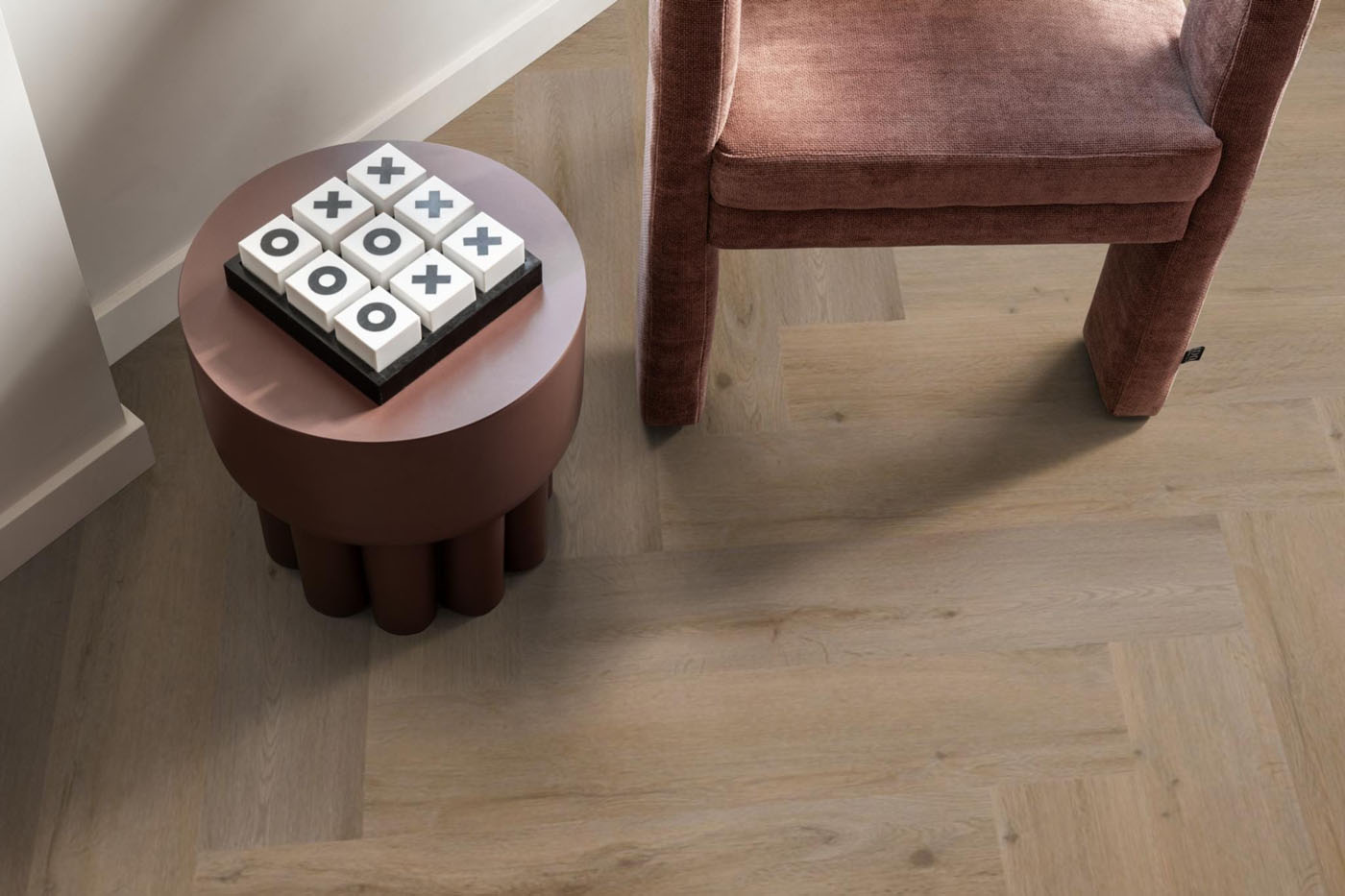 Ambiant visgraat pvc plak Spigato Vivero natural oak - Afbeelding 6