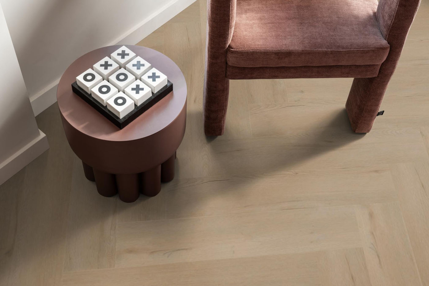 Gigafloor pvc plak visgraat Leyton beige - Afbeelding 8
