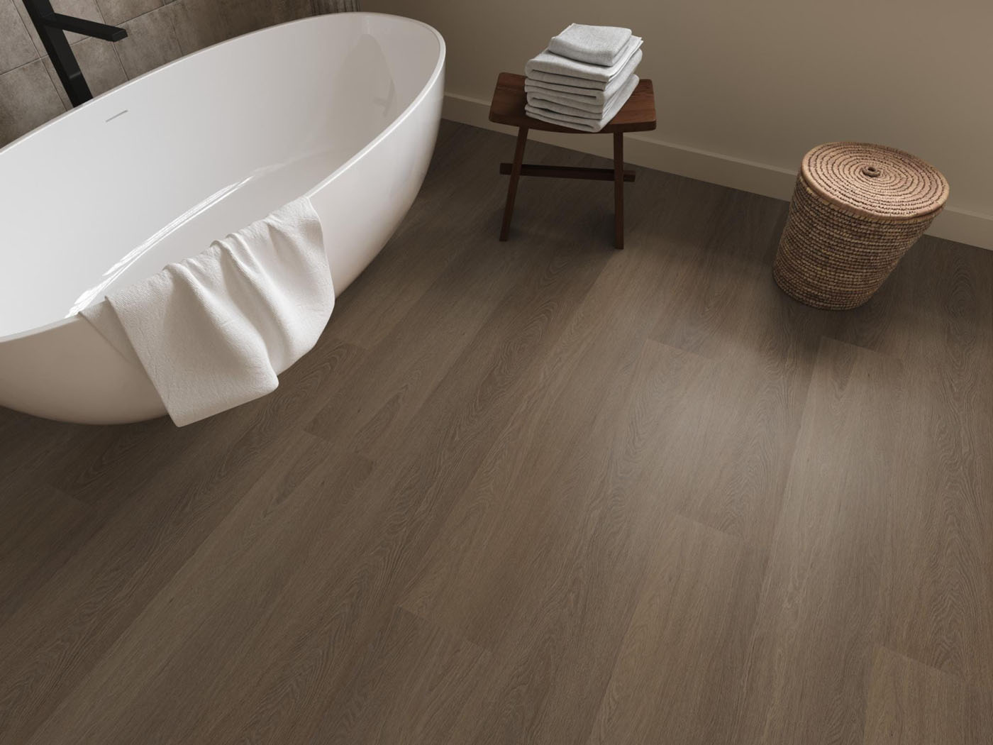 Gigafloor pvc klik Fulham brown 10db geintegreerde ondervloer - Afbeelding 6