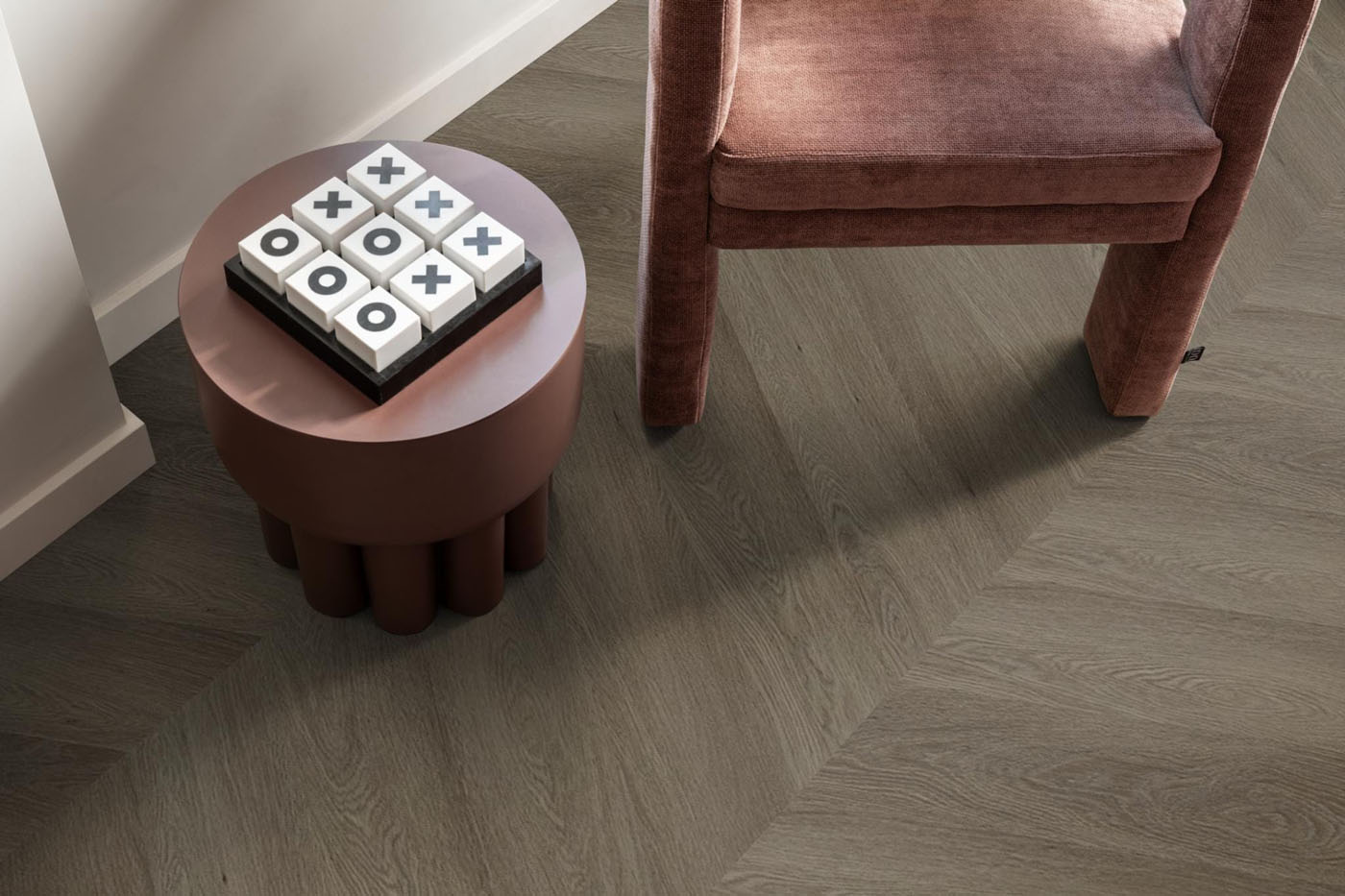 Ambiant plak pvc hongaarse punt Spigato Estino brown - Afbeelding 8