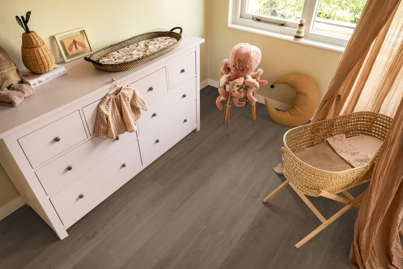 Gigafloor plak pvc plank Greenwich warm brown - Afbeelding 7