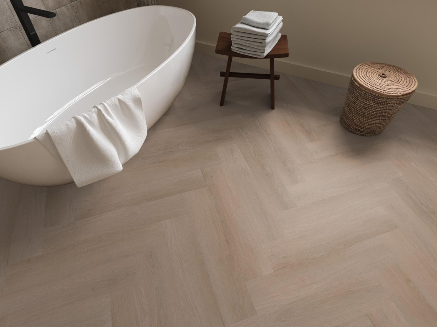 Gigafloor pvc klik visgraat Merton Dark oak Combi Korting gratis 10db Ondervloer - Afbeelding 5