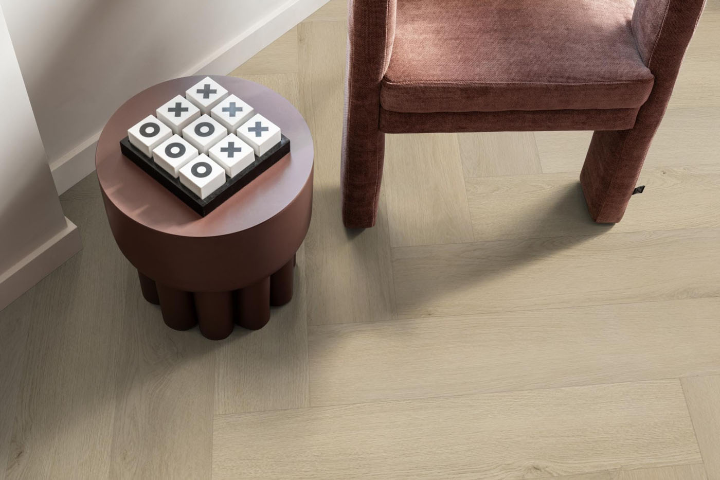 Gigafloor EVC klik visgraat Mayfair Beige 10db geïntegreerde ondervloer - Afbeelding 7