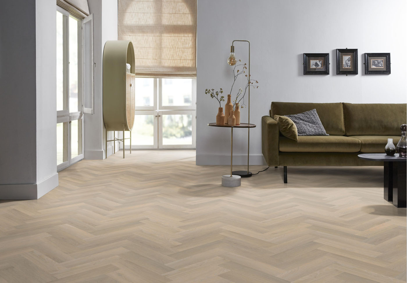 Gigafloor visgraat pvc plak YUP small beige - Afbeelding 4