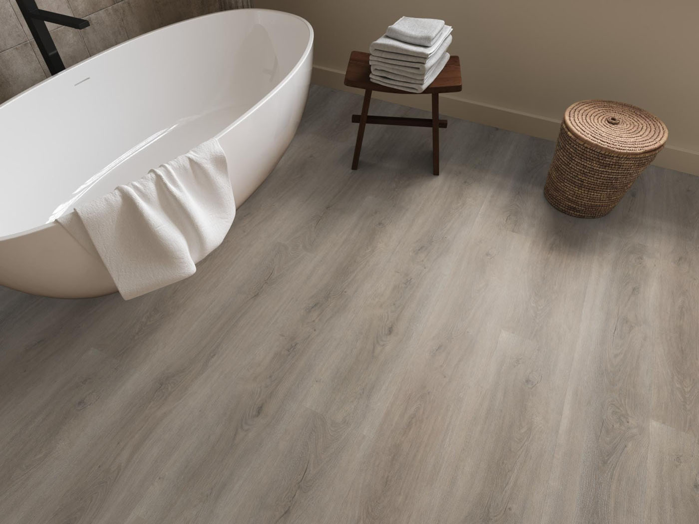 Ambiant plak pvc plank Robusto light grey - Afbeelding 5