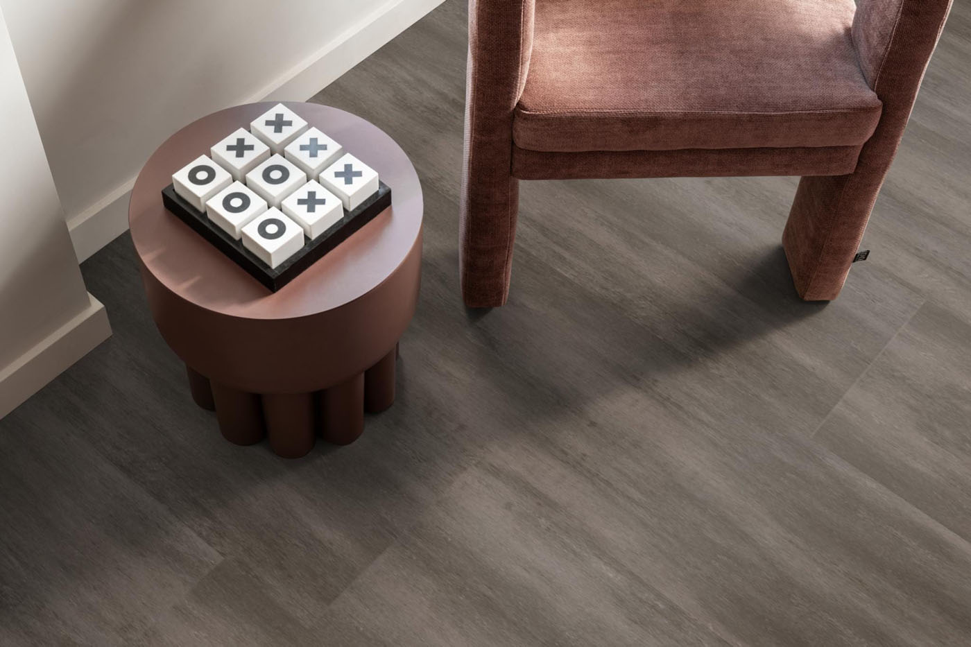 Ambiant pvc plak tegel/betonlook Concrete XL mid grey - Afbeelding 8