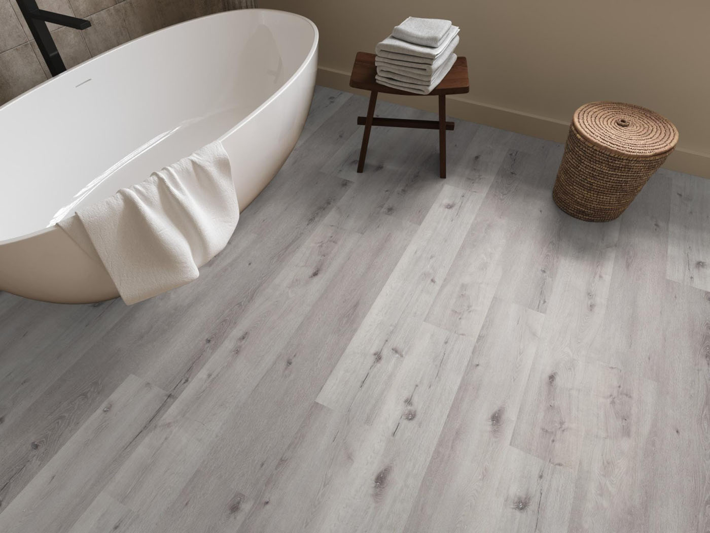 Gigafloor plak pvc plank Sydney Harbour light grey - Afbeelding 5